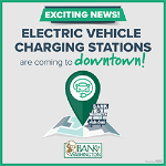 Electric Vehicle Charging Stations are coming to downtown!